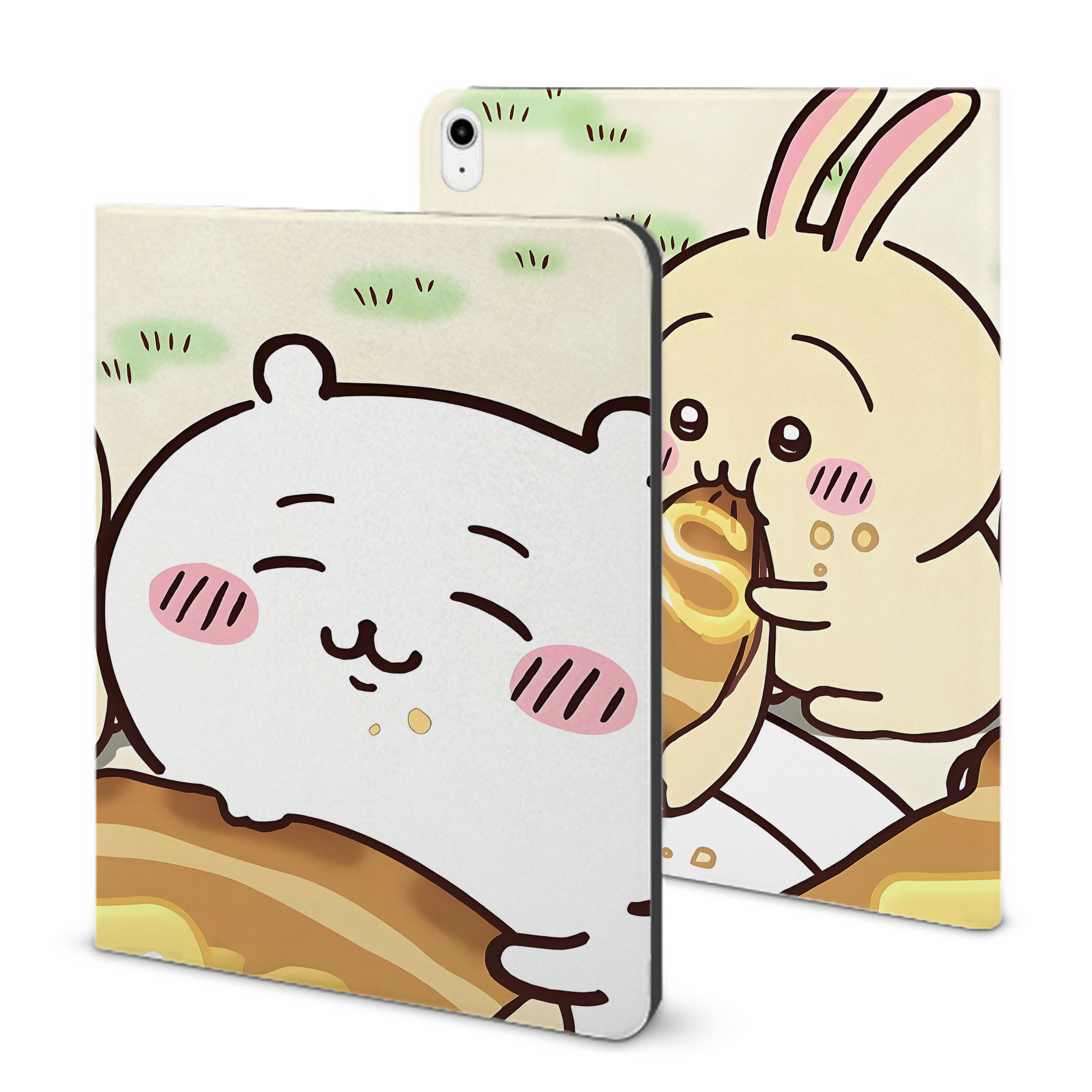 （画像用） ちいかわ Chii-kawa IPadケース ペンホルダー付き ブックスタイルデザイン